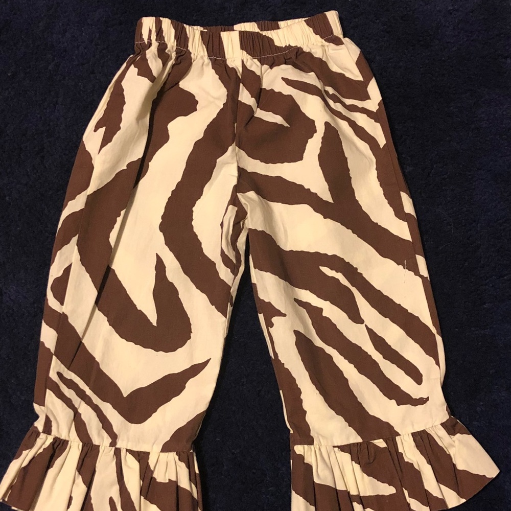 Girl’s Handmade Tiger Print Pants